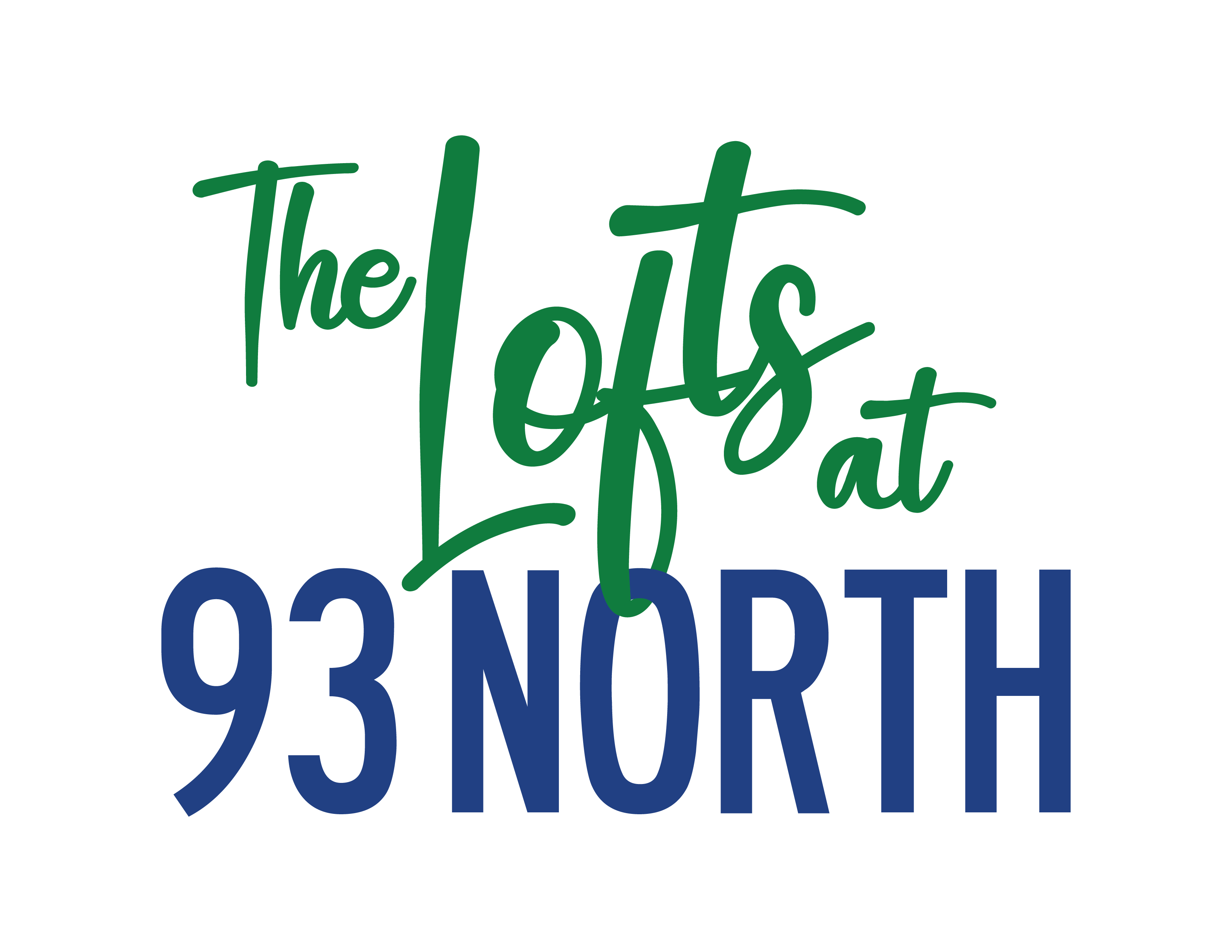 The Lofts at 93 North logo.